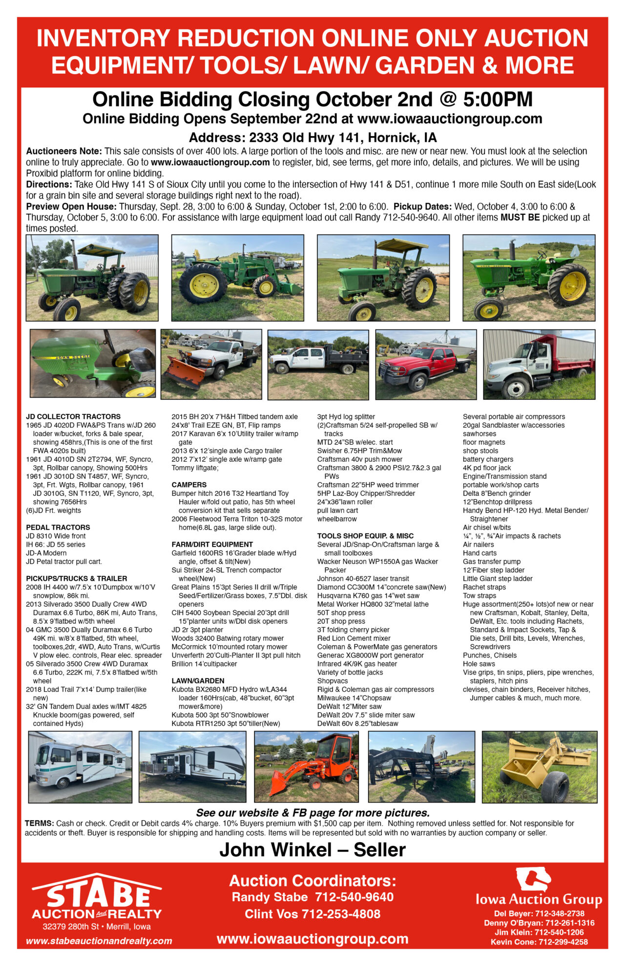 Auctions in Iowa Find Public Auctions, Vehicle Auctions